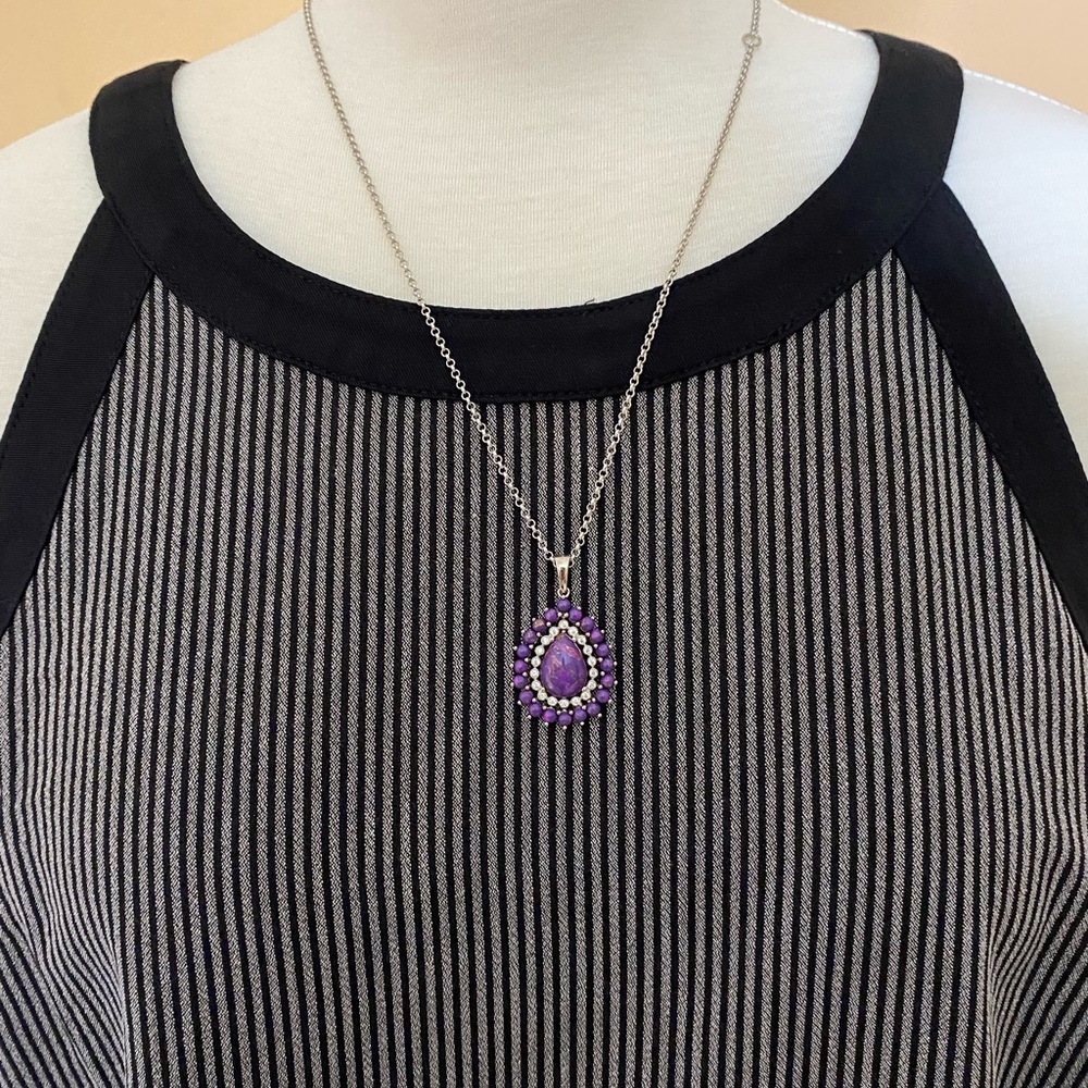 Hespera Necklace-Gummi Bears-Purple Mohave Poplar Pendant